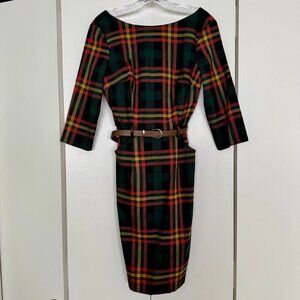 Collectif Plaid Dress XS